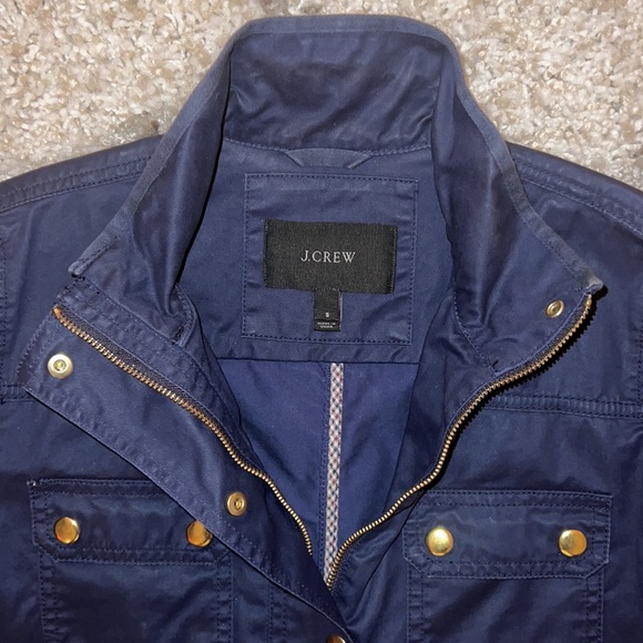 J.CREW WOMENS “DOWNTOWN” RESIN - COATED WATERPROOF FIELD JACKET | SPRING 2013 - Picture 4 of 7